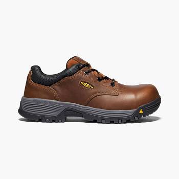 KEEN Férfi Chicago Oxford (Carbon-fiber Toe) Munkavédelmi Cipő Gesztenyebarna